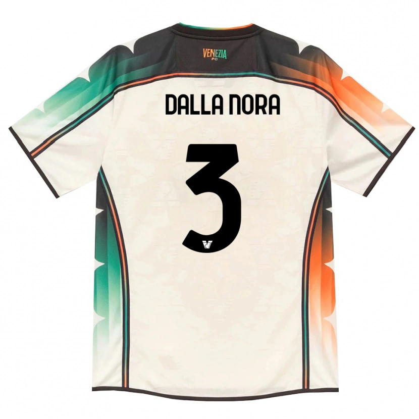 Danxen Dames Edoardo Dalla Nora #3 Oldlace Oranje Groen Uitshirt Uittenue 2026/27 T-Shirt België