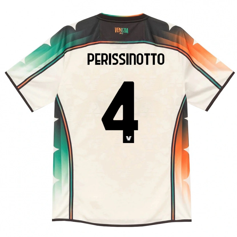Danxen Dames Nicolò Perissinotto #4 Oldlace Oranje Groen Uitshirt Uittenue 2026/27 T-Shirt België