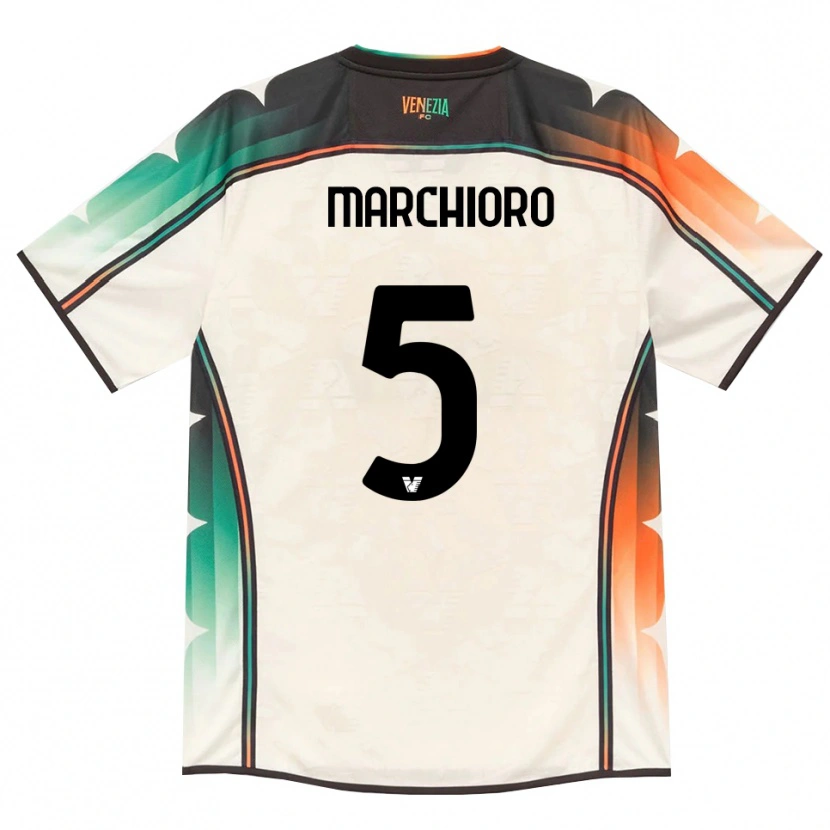 Danxen Dames Lorenzo Marchioro #5 Oldlace Oranje Groen Uitshirt Uittenue 2026/27 T-Shirt België