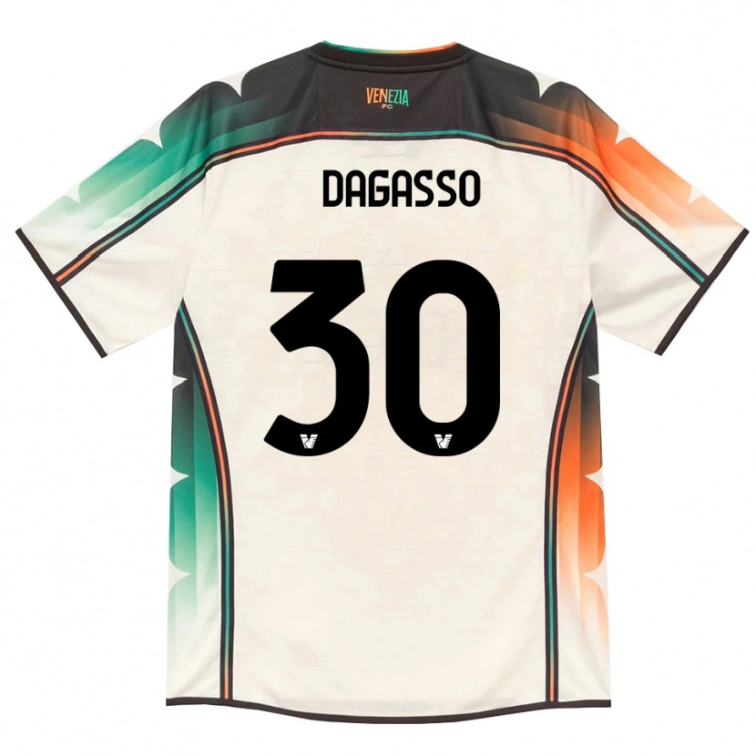Danxen Dames Matteo Dagasso #30 Oldlace Oranje Groen Uitshirt Uittenue 2026/27 T-Shirt België