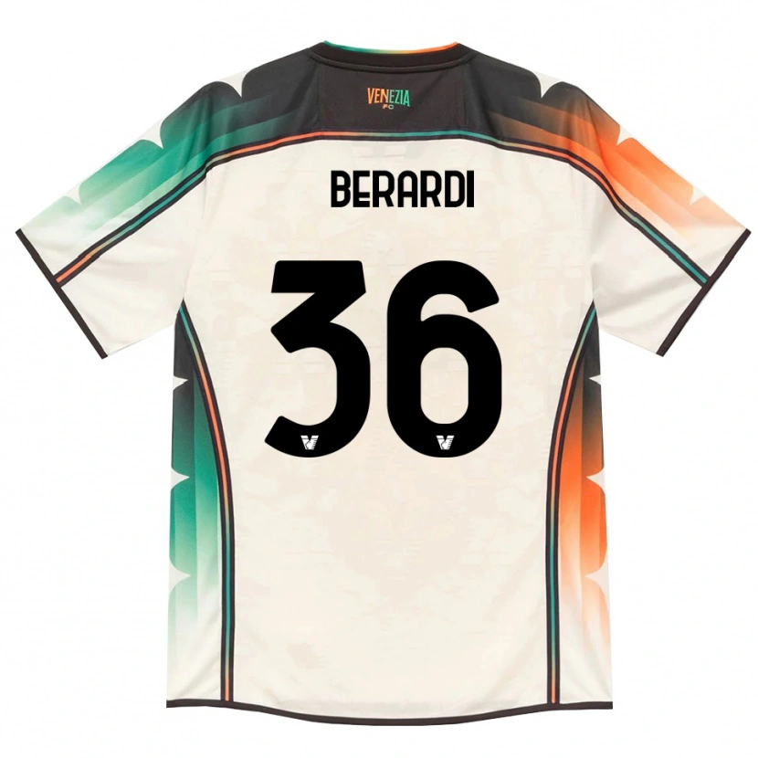 Danxen Dames Lorenzo Berardi #36 Oldlace Oranje Groen Uitshirt Uittenue 2026/27 T-Shirt België