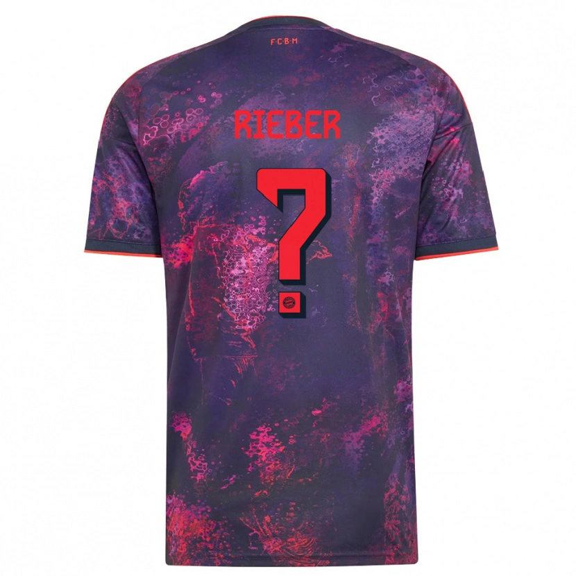 Danxen Dames Noah Rieber #0 Paars Rood Thuisshirt Derde Tenue 2026/27 T-Shirt België