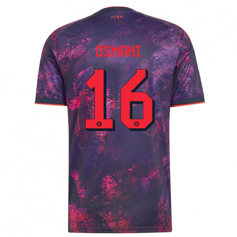 Danxen Dames Erblin Osmani #16 Paars Rood Thuisshirt Derde Tenue 2026/27 T-Shirt België