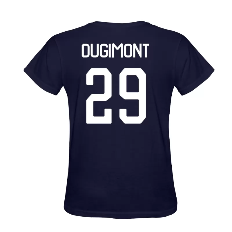Heren Remy Dugimont #29 Donkerblauw Voetbalshirt T-shirt Ontwerp Shirt België